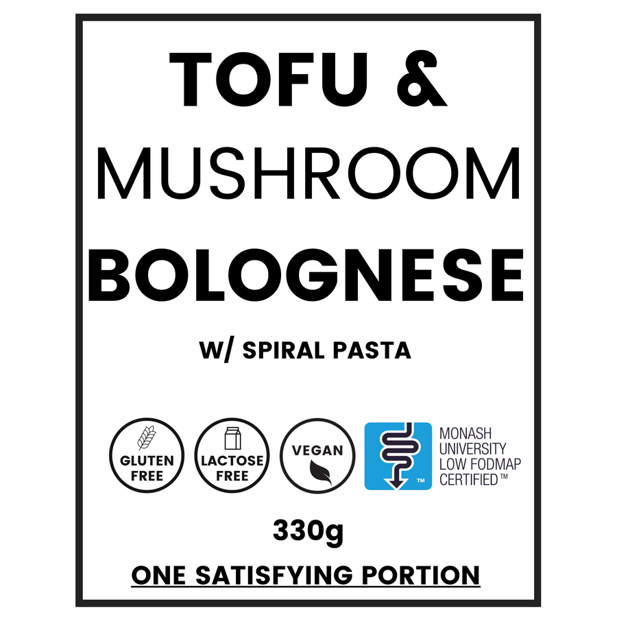 Tofu and Mushroom Bolognese