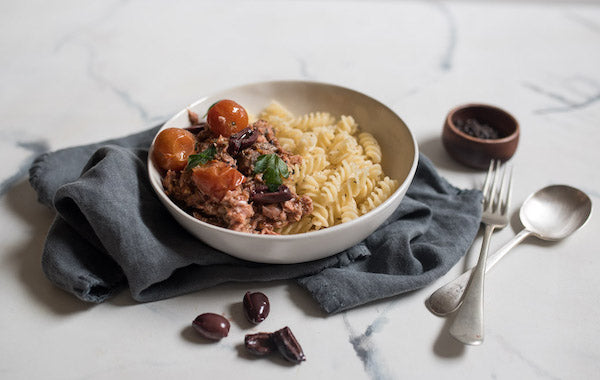 Ready made meals with pasta by We Feed You