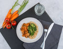 Italian Baked Chicken with Capers, Olives and Brown Rice