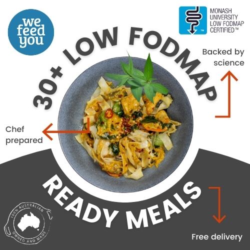 30+ low FODMAP ready meals