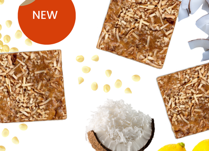 Lemon, Coconut & White Chocolate Brownies