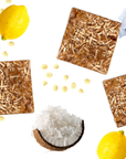 Lemon, Coconut & White Chocolate Brownies