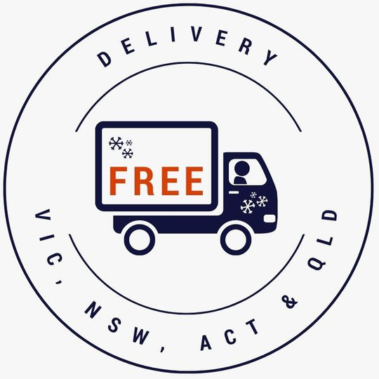 Free delivery NSW, VIC, ACT, QLD
