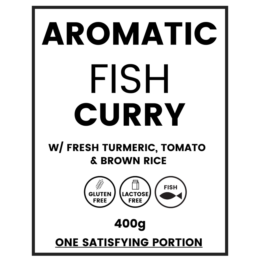 AromaticFishCurryw_FreshTurmeric_Tomato_BrownRice_Glutenfree_lactosefree_pescatarian.400g