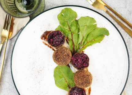 Arancini: Beetroot & Maple