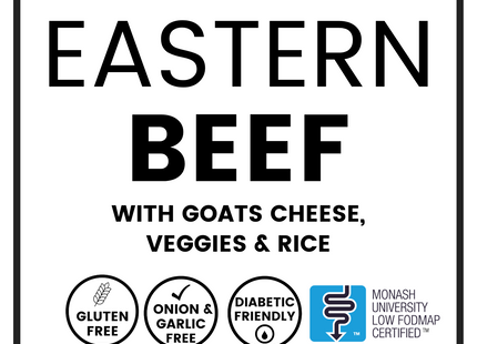 Middle Eastern Beef, LOW FODMAP certified, Diabetic Friendly, GLUTEN FREE 350g