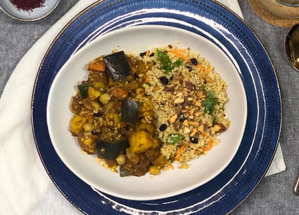 Moroccan Vegetable Stew with Quinoa