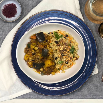 Moroccan Vegetable Stew with Quinoa