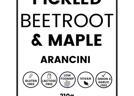 Arancini: Beetroot & Maple