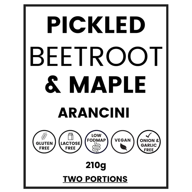Arancini: Beetroot & Maple