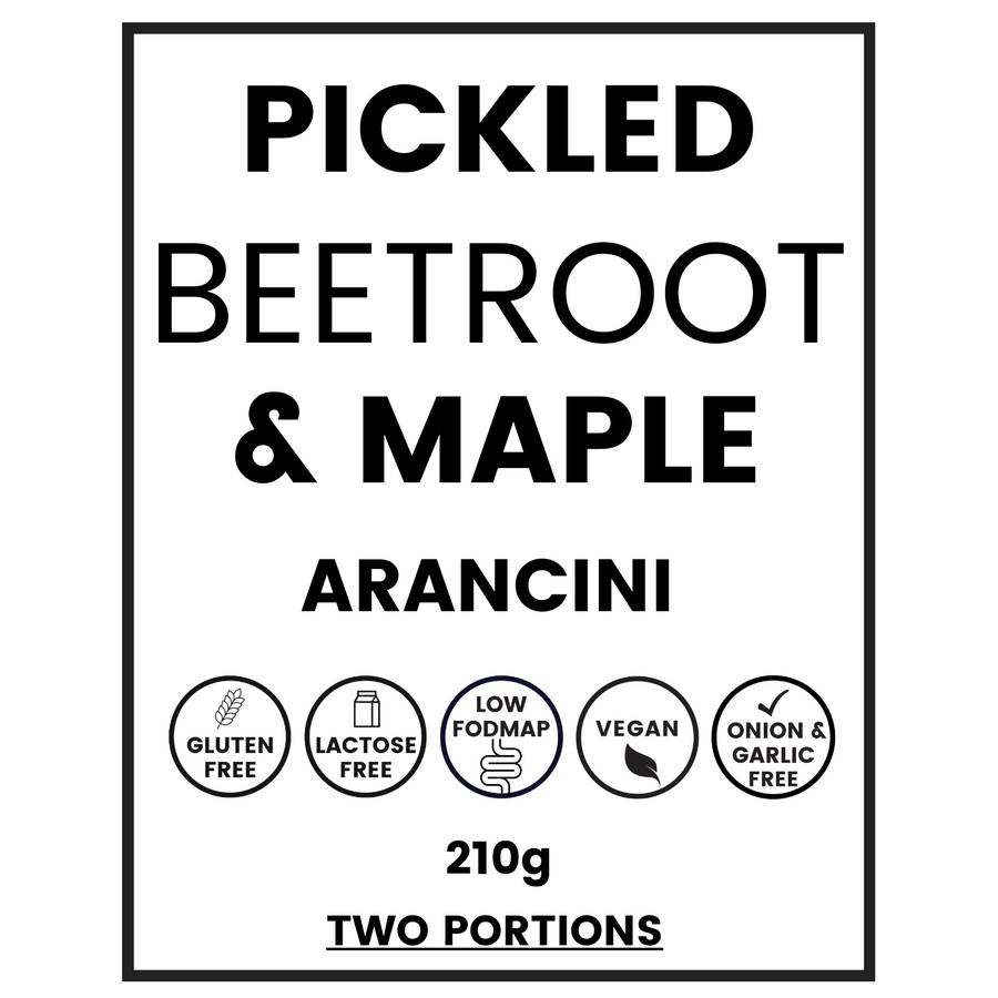 Arancini: Beetroot & Maple
