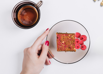Raspberry and Macadamia Nut Brownies