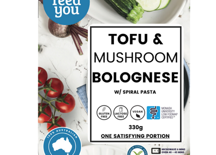 Tofu and Mushroom Bolognese