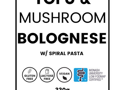 Tofu and Mushroom Bolognese