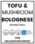 Tofu and Mushroom Bolognese