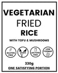 Vegetarian Fried Rice w/ Tofu