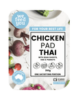 Chicken Pad Thai w/ Bean Shoots, Egg & Peanuts, gluten free, lactose free, 350g by We Feed You