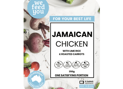 Jamaican Chicken 350g. Low FODMAP, gluten free, lactose free by We Feed You