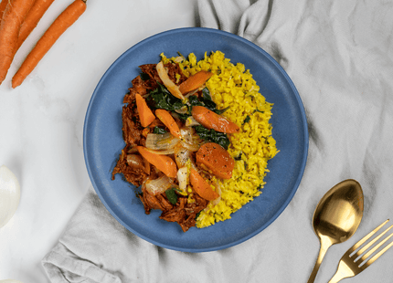 BBQ Pulled Pork w/ Yellow Rice
