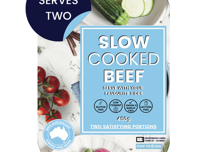 Slow Cooked Beef by We Feed You ServesT wo. Gluten Free_LowFODMAP_LactoseFree_450G