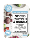 Spiced Chicken and Quinoa 350g. Gluten free, low FODMAP, onion and garlic free, lactose free. 
